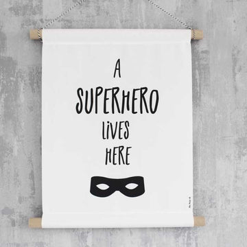 Textilposter "Superhero"